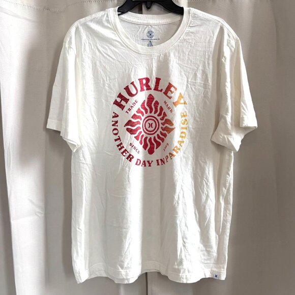 Hurley Other - Hurley Mens Shirt Size XL Another Day in Paradise Crew Neck Cotton Y2K 18197x